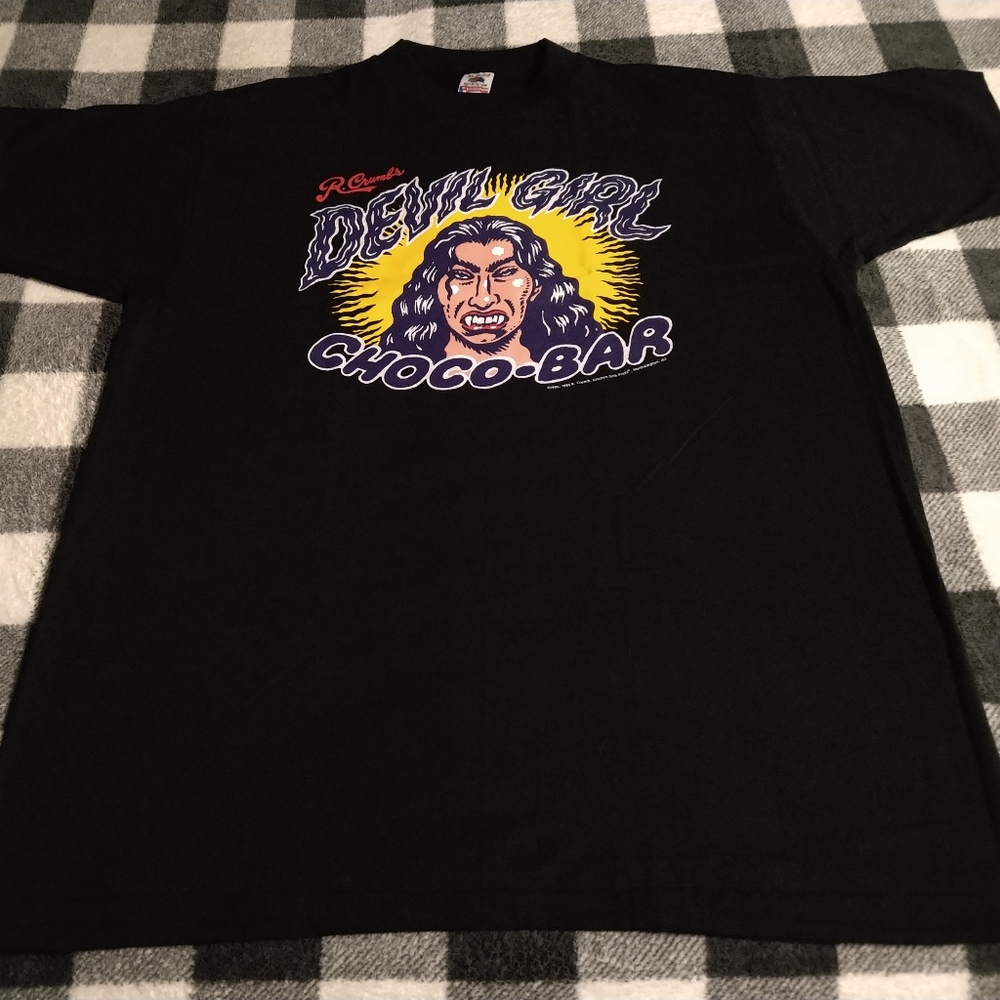 Devil Girl Choco Bar Vintage 1994 Graphic T-shirts